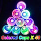 LLKMDSS 40 Pcs Glowing Party Cups,Pack with Flashing color Bright Glow-In-The-Dark Colors for House Parties Birthdays Concerts W