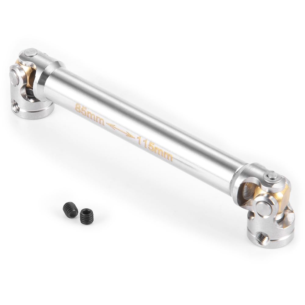 RC-Hub 1Pcs RC Driveshafts Metal Drive Shaft 45-50/47-57/55-67/60-80mm for 1:14 Tamiya Trailer Tractor Truck RC Crawler Car (85m
