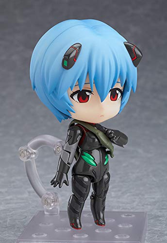 Good Smile Rebuild Of Evangelion: Rei Ayanami [Tentative Name] (Plugsuit Version) Nendoroid Action Figure, Multicolor