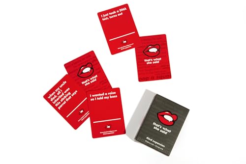 That's What She Said Game - Third Expansion, Cardstock, White, Model 91540