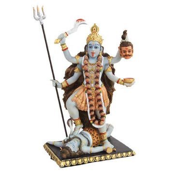Pacific Giftware Ptc 8.75 Inch Kali Mythological Indian Hindu God Statue Figurine
