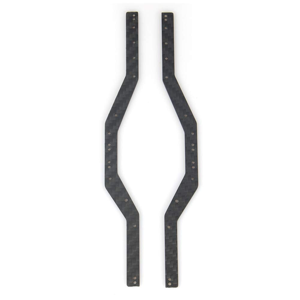 RC-Hub 2Pcs Carbon Fiber SCX24 Frame Rails Left and Right Frame Chassis for 1/24 Axial SCX24 AXI90081 RC Crawler