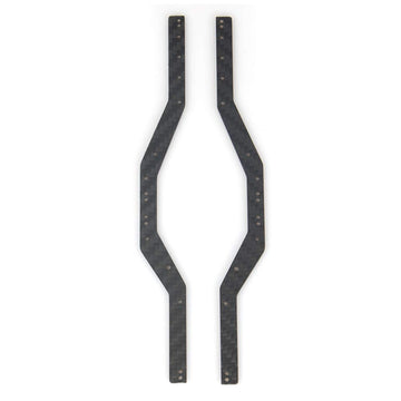 RC-Hub 2Pcs Carbon Fiber SCX24 Frame Rails Left and Right Frame Chassis for 1/24 Axial SCX24 AXI90081 RC Crawler