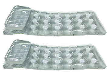 Intex 18-Pocket Mattress Suntanner Pool Lounger W/Headrest (2 Pack) | 58894Ep