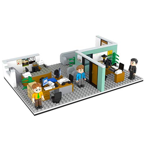 The Office Dunder Mifflin Scranton Branch Construction Set - 369 Pieces, Multicolor
