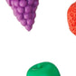 Didax Fruit Counters Set - 108 Pack, Plastic, Multicolor (Red, Orange, Yellow, Green, Blue, Purple), Model 210892