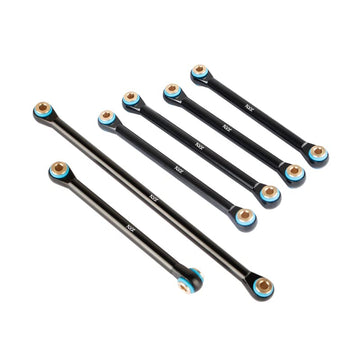 KYX Racing CNC Machined Aluminum Link Set Linkages Upgrades Parts Accessories for 1/18 RC Car Axial Capra UTB18