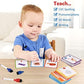 Coogam Cvc Sight Words Flashcards, Short Vowel Spelling Game, Preschool Kids Learning Sight Words Supplies, Montessori Educational Writing Reading Toy Gift For 3 4 5 Years Old