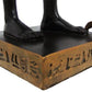 Ptc 11.88 Inch Gold And Black Color Egyptian Anubis Dog Standing Figurine