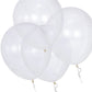 18 Inch Clear Balloons 12 Pack Large Latex Party Balloons Round Helium Balloon For Wedding Birthday Party Baby Shower Engagement