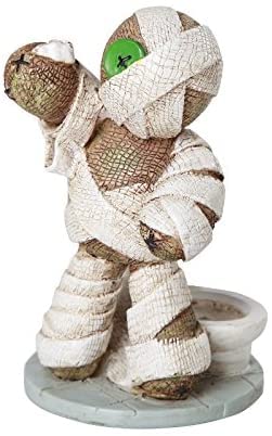 Ebros Day Of The Dead Pinheadz Monster With Voodoo Stitches Figurine Halloween Collectible Figurine Fantasy Mythical Beings Undead Apocalypse Horror Icon (Mummy The Pooh Potty Time)