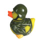 DUCKY CITY 3 Soldier Rubber Duck [Sealed Hole  Floats Upright] - Baby Safe Bathtub Bathing Toy