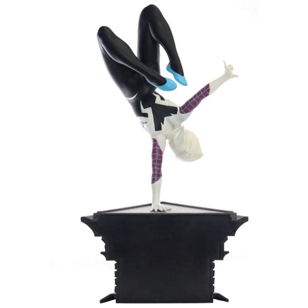 Diamond Select Toys Marvel Gallery Spider-Gwen PVC Figure, 11" Handstand Version, Multicolor, Model AUG202100
