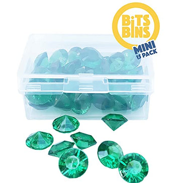 BitsBins Storage Solutions for Game Components  Organizes Meeples  Dice and Tokens | Includes 15 BitsBins Mini's | Measure 2.125 X 1.625 X 0.825