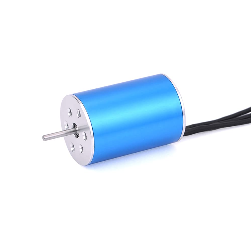 Kingval Replacement 2435 4800Kv Sensorless Brushless Motor Shaft 2.3Mm Compatible With 1/16 1/18 Rc Car