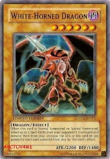 Yugioh Gx - White-Horned Dragon Gxng-En001 Limited Edition [Toy]