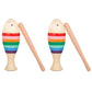 Excluzo 2 Sets Orff Instruments Percussion Instruments Fish Shaped Woodblock Toys