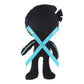 NINJA KIDZ TV Plush Buddy Bryton - 12 Inch Black Figure with Removable Katana - Collectible Toy for Kids