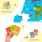 LoveDabble Search and Find Puzzle - Where is It? Wonderful World | Puzzles for Kids Ages 5-7 | World Map and Geography Puzzles f