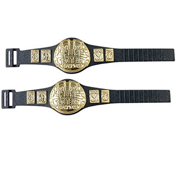 Set Of 2 Tag Team Championship Belts For Wrestling Action Figures [5.75 Inches Long]