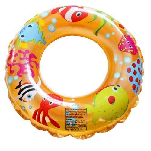 Intex 24' Inflatable Transparent Ring Swim Tube #59242 - Color May Very - 2 Pack