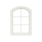Dollhouse Windows 2PCS Miniature 6-Pane Window Frame 1 : 12 Frame DIY Mini House Decoration Wooden Fiary Window Model Doll House Accessories (White)