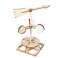 KitsGuru DIY STEM Wind indicator handmade wood kids toy LGPW079