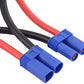 FLYRC 2pcs EC5 Serial Series Battery Connector 12AWG Soft Silicone Wire Cable Adapter for RC Lipo Battery Helicopter Quadcopter