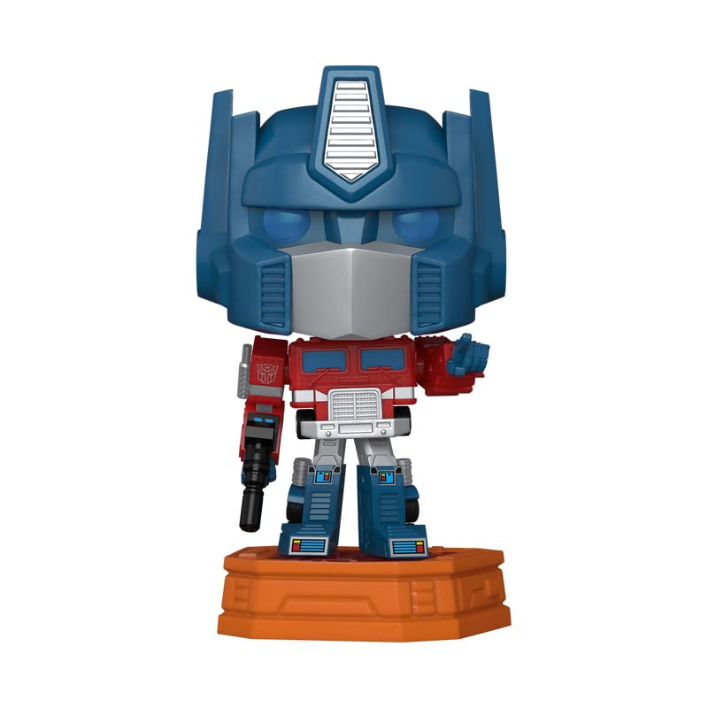 Funko Pop! Optimus Prime Lights and Sounds Exclusive Figure 6.75" Red and Yellow Model FU69281