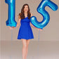 Jumbo Navy Blue Number 1 Balloon 40 Inch, Mylar Foil Number One Balloons For Boy Girl 1St 1 11 21 31 41 51 81 Birthday Party, Gi