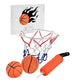 Seisso Mini Basketball Hoop And Balls - Bedroom Bathroom Toilet Office Desktop Mini Basketball Decompress Game Education Pet Pla