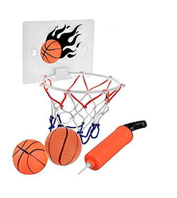 Seisso Mini Basketball Hoop And Balls - Bedroom Bathroom Toilet Office Desktop Mini Basketball Decompress Game Education Pet Pla