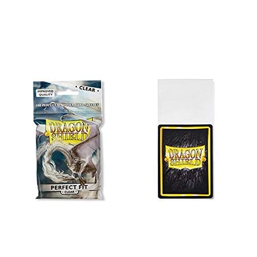 5 Packs Dragon Shield Inner Sleeve Clear Standard Size 100 Ct Card Sleeves Value Bundle!