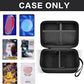 PAIYULE Hard Case Compatible with Phase 10 Card Game. Fits up to 360 Cards. Includes 2 Removable Divider (Black)- Case Only