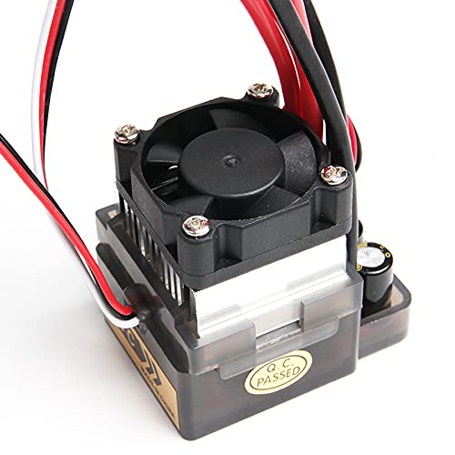 Acxico 1Pcs for RC Car Truck 7.2 V-16 V 320A High Voltage ESC Brushed Speed Controller Set