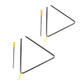 Heallily 2 Sets Musical Triangle Music Triangle Instrument Kids Hand Percussion Instrument With Striker For Boys Girls Music Enl
