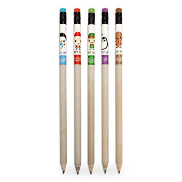Holiday Smencils - Hb #2 Patented Gourmet Scented Fun Pencils, 5 Count - Stocking Stuffer, Gifts For Kids, School Supplies, Party Favors, Classroom Rewards