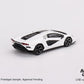 MINI GT True Scale Miniatures Model Car Compatible with Lamborghini Countach LPI 800-4 Bianco Siderale 1/64 Diecast Model Car MG