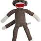 Schylling Brand Classic 20' Retro Sock Monkey Stuffed Animal - Knitted Texture Original Look - Ages 12 Months And Up