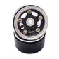 KYX Racing CNC Machined Aluminum Carbon Fibre Wheel Rims Upgrades Parts Accessories for 1/24 RC Crawler Car Axial SCX24