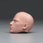 SOUFORCE 1/6 Scale Male Head Sculpt Monk Bald Man Head for 12inch Phicen,TBLeague Action Figure