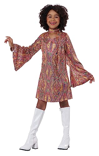 California Costumes Child Disco Girl Costume, Large (10-12)