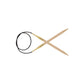 KnitPro-Basix Beech Fixed Circular Needles 40-Size 19/15mm