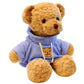 Galatee Cute Teddy Bear Plush Stuffed Animal, Teddy Bear With Clothes, Gifts For Children(11.8 Blue)