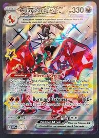 Pokemon - Charizard ex SVP 074 - Paldean Fates Black Star Promo - Shiny Pokemon - Ultra Rare