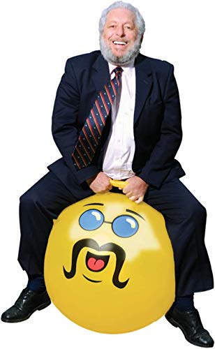WALIKI mature-themed Size Hopper Ball | Like A BOSS | Hippity Hop | Hopping Hop Ball | Jumping Ball | Yellow