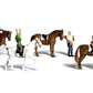 Horseback Riders Ho Scale Woodland Scenics