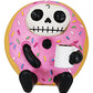 Ebros Gift Furrybones Donatsu Strawberry Sprinkles Round Donut Skeleton With Milk Figurine Furry Bones Skulls Skeletons Halloween Sculpture