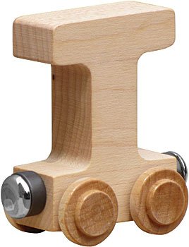 NameTrains Clear Finish Letter Car - Made in USA (T)