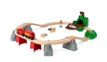 Brio World 33988 Nordic Animal Set | Premium Wooden Toy Train Set For Kids | Interactive Fun | Compatible With Other Brio Sets | Fsc Certified, Sustainable Toy